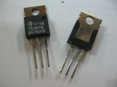 50PCS p/n UA7806C ; voltage regulators , mfg: ti