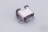New 50 4-pin mini usb female connector smd 