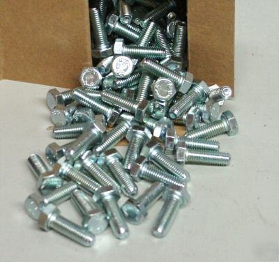 8 - 1.25 x 25 mm metric bolts grade 8.8, qty (50)