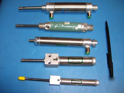 Lot of (5) air cylinders