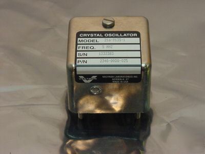 New vectron 5 mhz crystal oscillator brand #216-9125-1