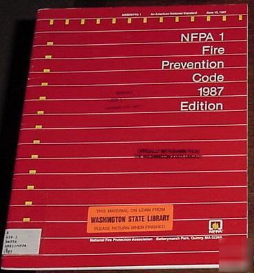 Nfpa 1 fire prevention code national fire protection 