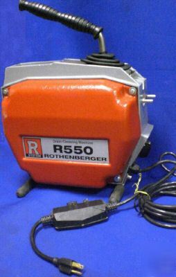 Rothenberger r 550 drain & pipe cleaning machine R550