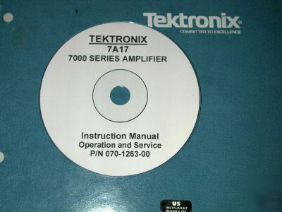 Tektronix 7A17 instruction manual (service & ops)