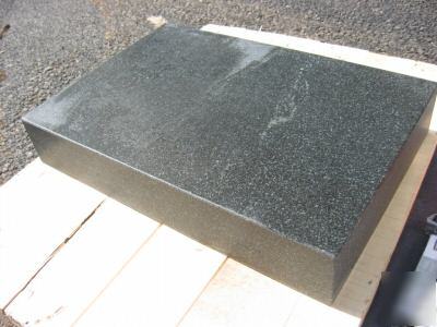 Black granite grade b surface plate no-ledge 12 x 18