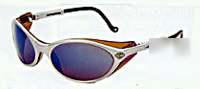 Harley davidson HD100 blue / silver safety glasses