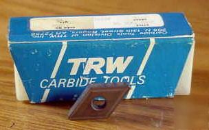 Lot--29 carbide tool inserts--rtw--doall--trw--misc.