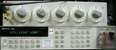 Gr general radio 1433-m resistance box, calibrated