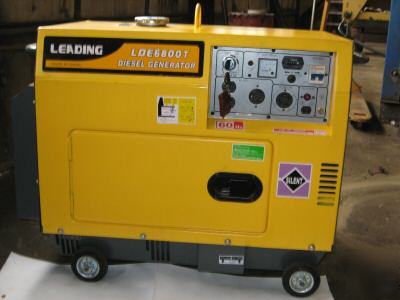 Leading 6800 portable diesel generator epa approved