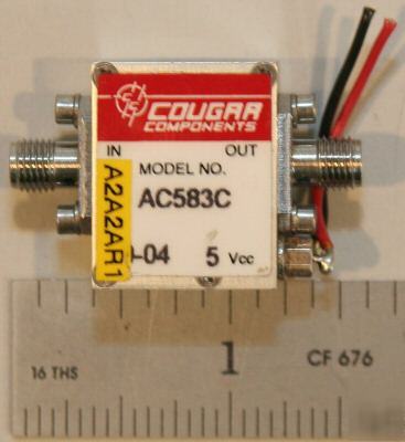 Cougar AC583C cascadable amplifier 10-500 mhz 30 db