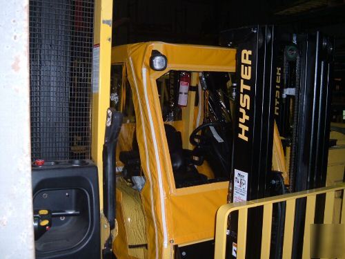 Hyster S50FT acrylic / soft forklift cab enclosure 