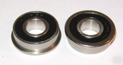SFR6-2RS, stainless steel flanged bearings, 3/8