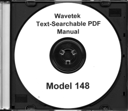 Wavetek model 148 service and operating manual