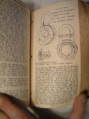 Reed padlock code book #5