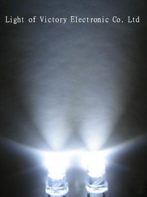 New 800 3MM super bright white led lamp 10,000 mcd f/r 