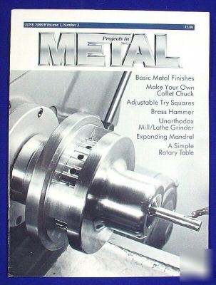 Projects in metal june 1988 volume 1 number 3