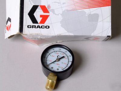 Graco airless paint spray pressure gauge 100960