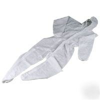Medium, quality disposable overalls with hood by harris