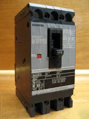 Siemens HED43B125 hed HED4 125 amp 125AMP 125A a