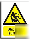 Slippery surface sign-adh.vinyl-200X250MM(wa-101-ae)