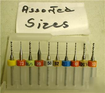 10 solid carbide circuit board drills assorted sizes us