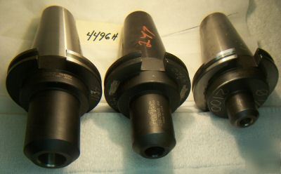 (3) parlec cat 50 end mill holders