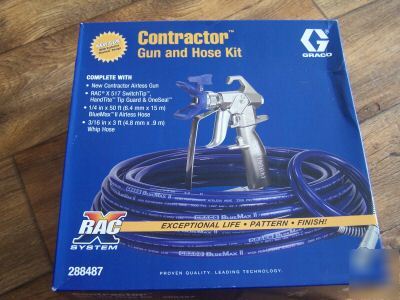 New graco rac x system contractor gun & hose kit 288487