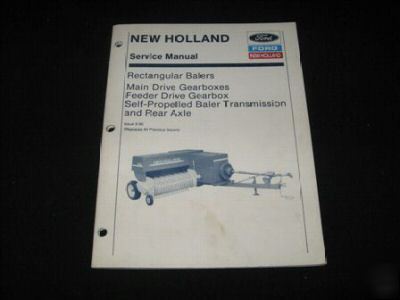 New holland square baler gearbox service repair manual