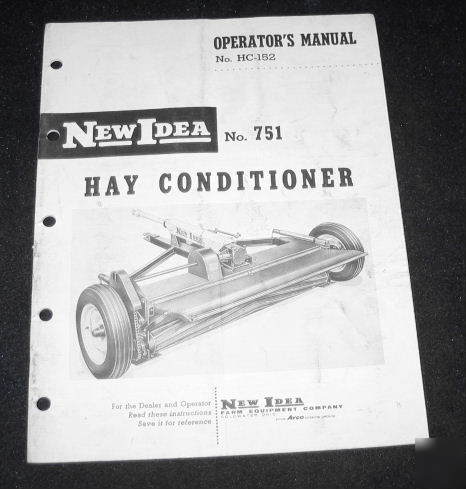 New idea no 751 hay conditioner