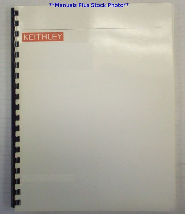 Keithley 414A op/service manual - $5 shipping 