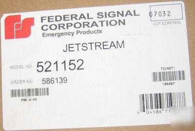Federal signal jetstream lightbar 48