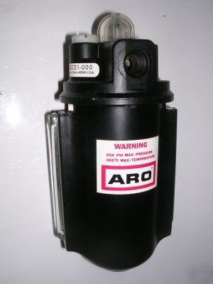 New aro challenger air lubricator metal bowl 1/4 250PSI