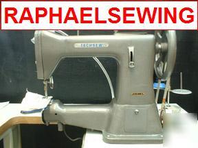 Techsew heavy-duty leather industrial sewing machine
