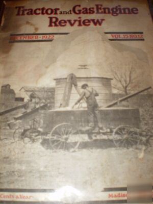 Tractor and gas engine review vol 15, no 12 dec 1922