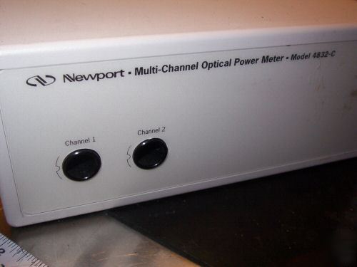New port model 4832-c multi-channel optical power meter