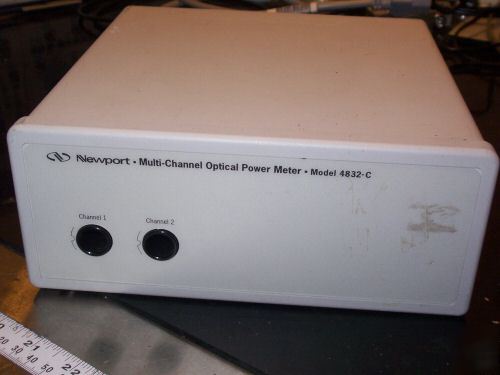 New port model 4832-c multi-channel optical power meter