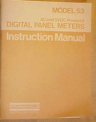 Fairchild 53 instruction manual
