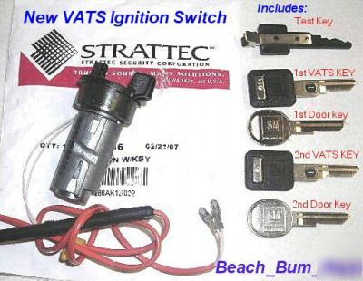 Vats ignition lost key corvette keys 86 - 93 94 95 96