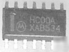 (50)MC74HC00ADR2 quad 2-input nand gate 7400/74HC00,nos