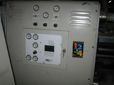 Src systems mdl 810 30 in wide duplex slitter rewinder