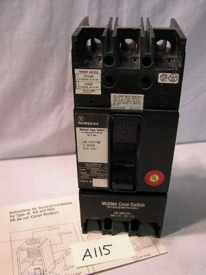 Westinghouse 250 amp circuit breaker JB3250NW (A115)