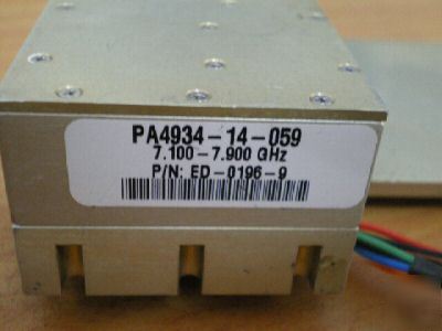 Terrasat 7.100 - 7.900 ghz power amplifier sma