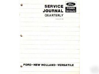 New ford holland versatile service journal 1990 (4)