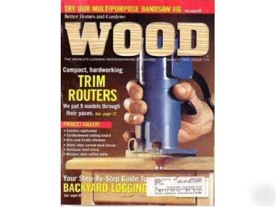 Wood magazine better homes gardens 1999 project router