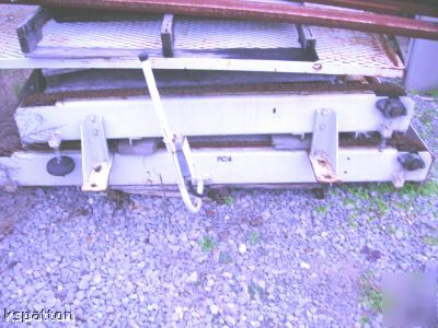 (2) pallet conveyor sections - chain type