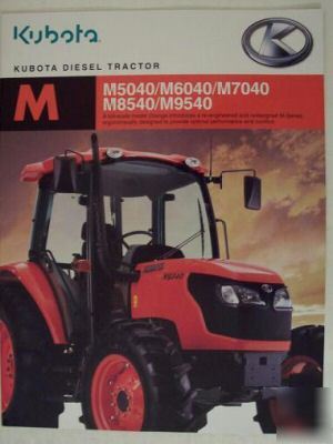 2005 kubota m-40 series tractors color brochure - nice 