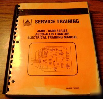 Agco allis 4650 to 8630 tractor wiring diagrams manual