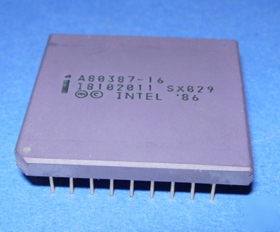 New alu A80387DX-16 intel coprocessor pga 