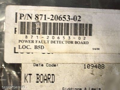New k&t power fault detector board k&t p/n 871-20653-02 