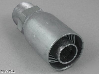 (10) mp-16-16 male pipe hydraulic hose ends/fittings
